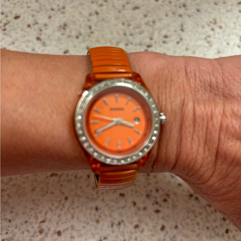 Fossil Women’s Orange Stretch Band Watch
